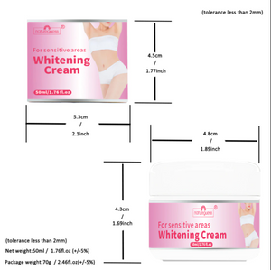 WHITENING CREAM FOR SENSITIVE AREAS