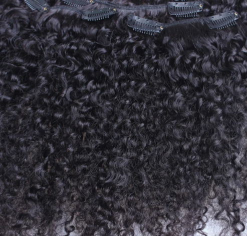 Kinky Curly Clip In Hair Extensions
