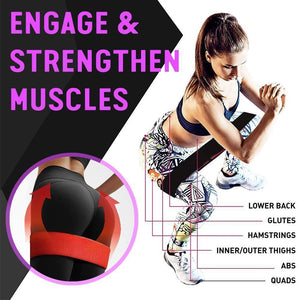 UNISEX BOOTY BAND HIP CIRCLE LOOP RESISTANCE