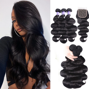 Double Weft Brazilian Hair Weave Bundles