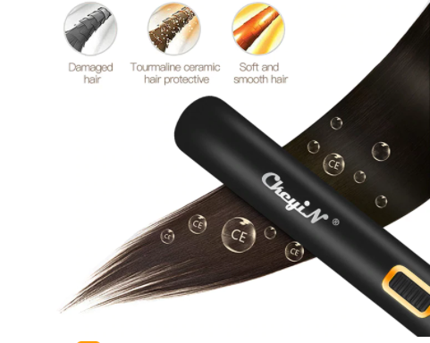 PROFESSIONAL STEAM HAIR STRAIGHTENER