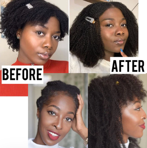 Kinky Curly Clip In Hair Extensions