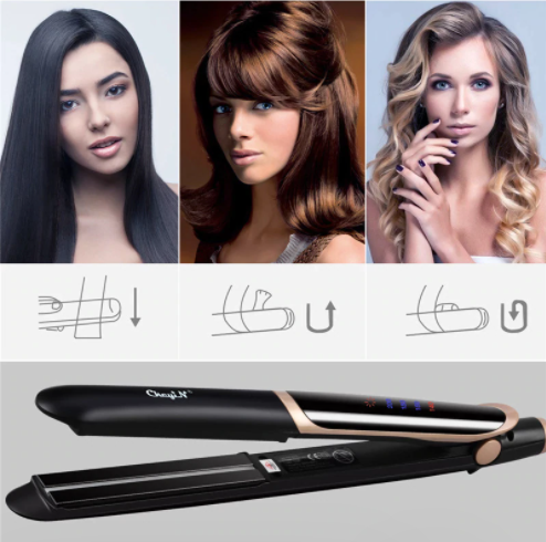 PROFESSIONAL STEAM HAIR STRAIGHTENER
