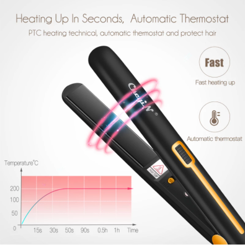 PROFESSIONAL STEAM HAIR STRAIGHTENER
