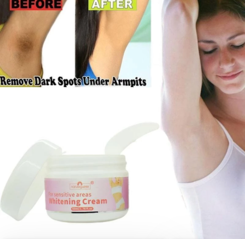 WHITENING CREAM FOR SENSITIVE AREAS