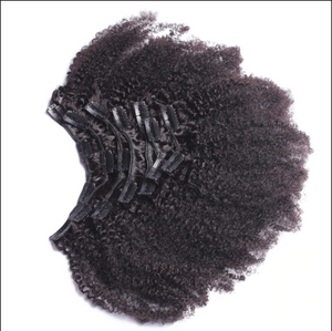 Kinky Curly Clip In Hair Extensions
