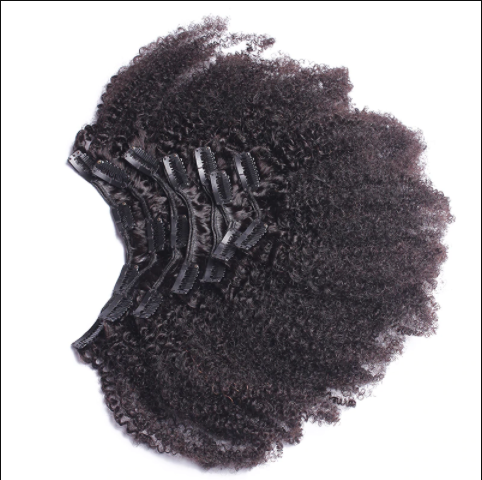 Kinky Curly Clip In Hair Extensions