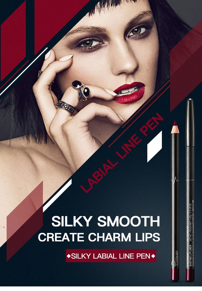 6pcs/set 36 Colors Nude lip Pencil