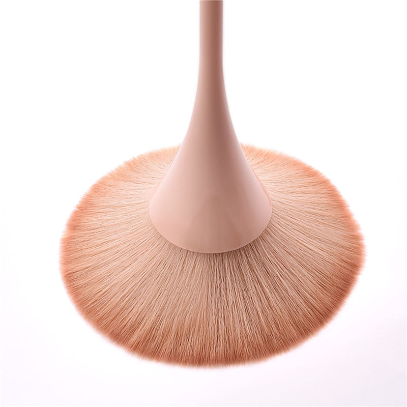 Large Rose Gold Powder Blush Brush