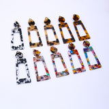 Fashion Tortoise Color Clip Earrings