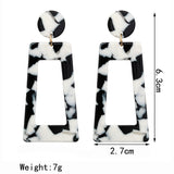 Fashion Tortoise Color Clip Earrings