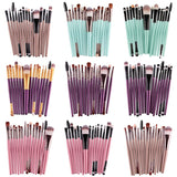 Professional makeup brushes set