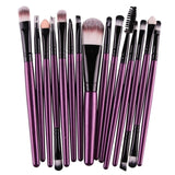 Professional makeup brushes set