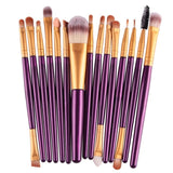 Professional makeup brushes set