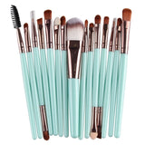 Professional makeup brushes set