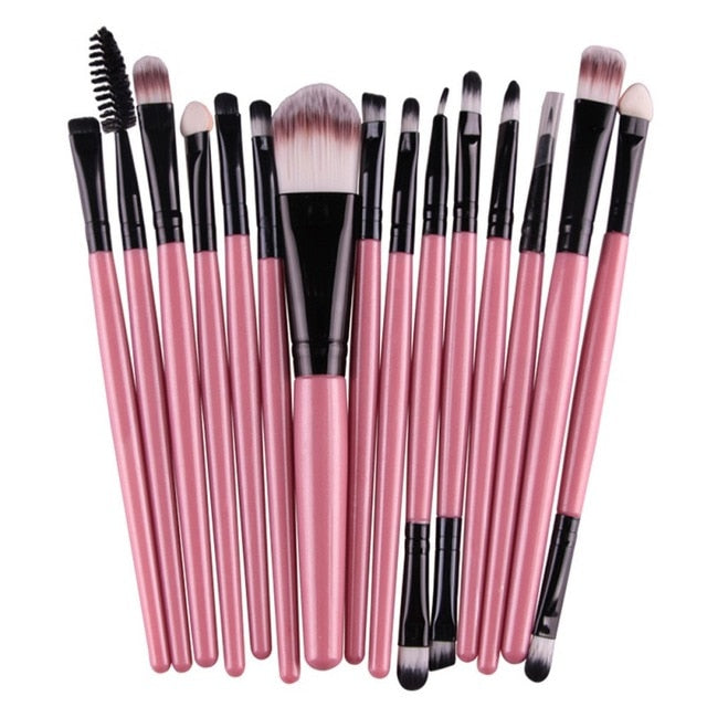 Professional makeup brushes set