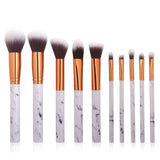 Professional makeup brushes set