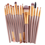 Professional makeup brushes set