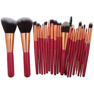 Professional makeup brushes set