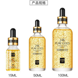 Face Serum Nicotinamide Facial  Liquid 24K Pure Gold Anti-Aging Skin Care