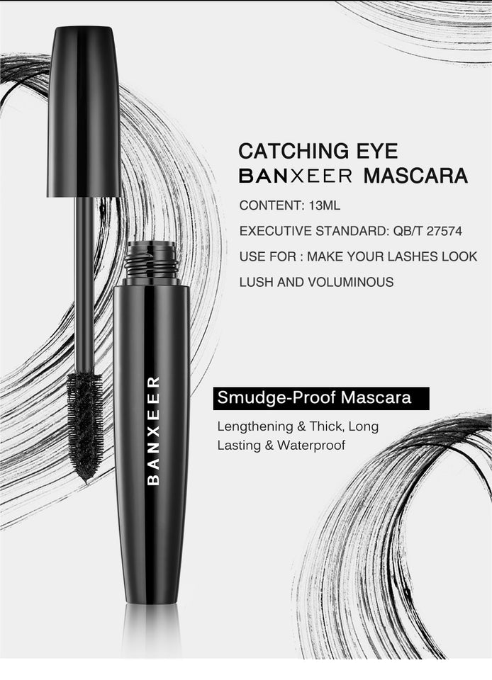 4D Silk Fiber Mascara Waterproof Eyelash