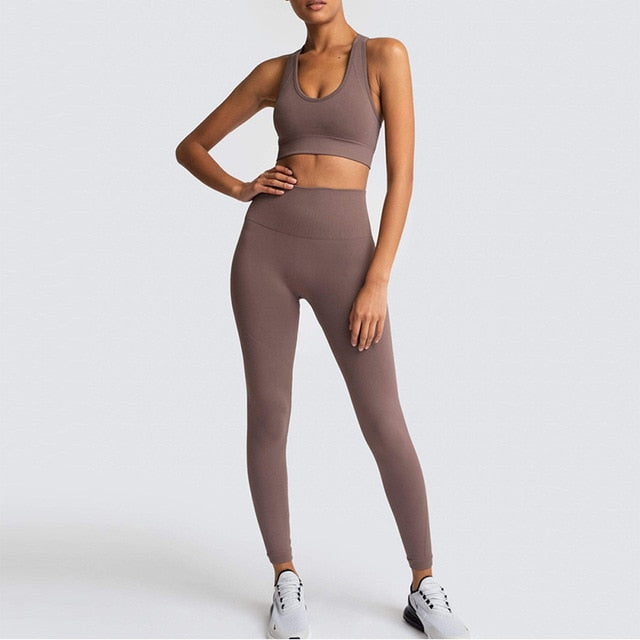 Women's Yoga Set Seamless Sportswear