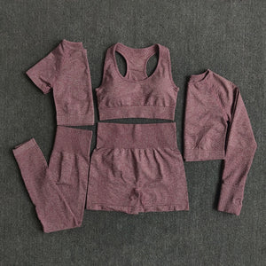 Seamless Women Yoga Set Workout Sportswear