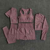 Seamless Women Yoga Set Workout Sportswear