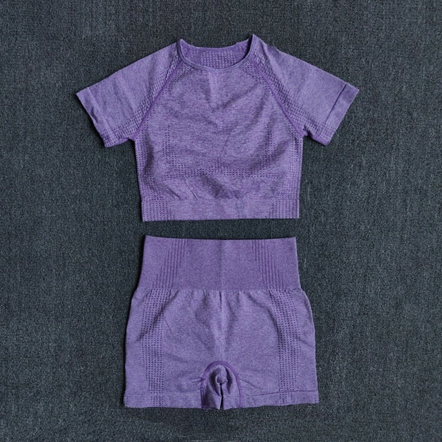 Seamless Women Yoga Set Workout Sportswear
