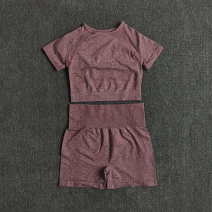 Seamless Women Yoga Set Workout Sportswear