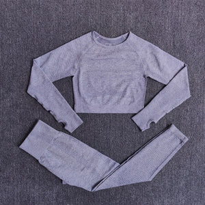 Seamless Women Yoga Set Workout Sportswear