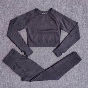 Seamless Women Yoga Set Workout Sportswear
