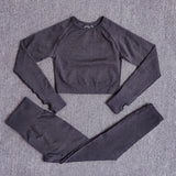 Seamless Women Yoga Set Workout Sportswear