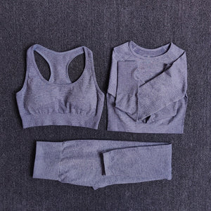 Seamless Women Yoga Set Workout Sportswear