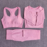 Seamless Women Yoga Set Workout Sportswear