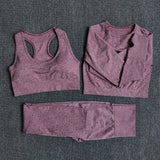 Seamless Women Yoga Set Workout Sportswear