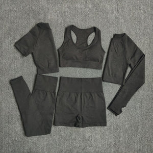 Seamless Women Yoga Set Workout Sportswear