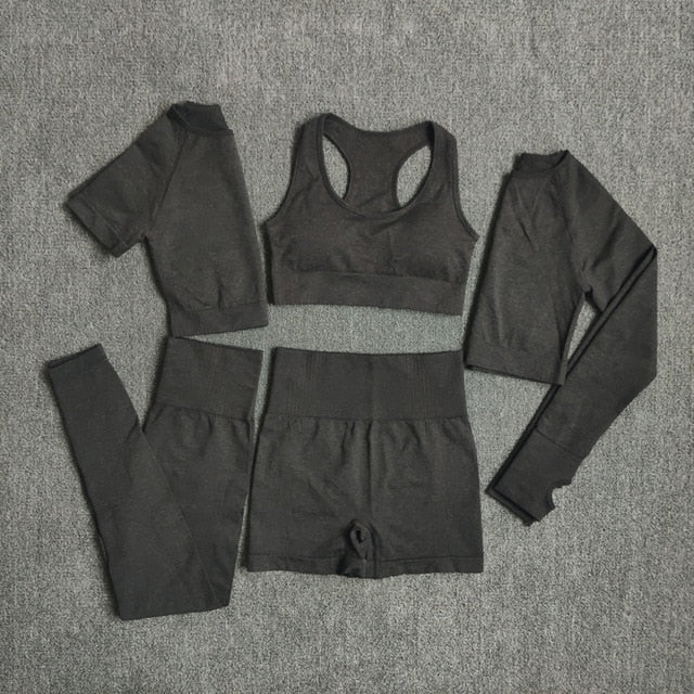 Seamless Women Yoga Set Workout Sportswear