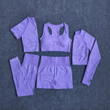 Seamless Women Yoga Set Workout Sportswear