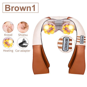 Infrared Heated Kneading Neck And Shoulder Massager