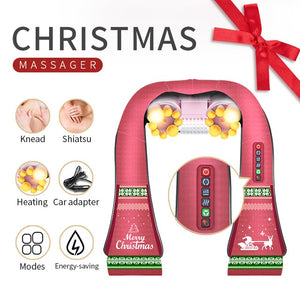 Infrared Heated Kneading Neck And Shoulder Massager