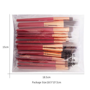 Professional makeup brushes set