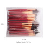 Professional makeup brushes set