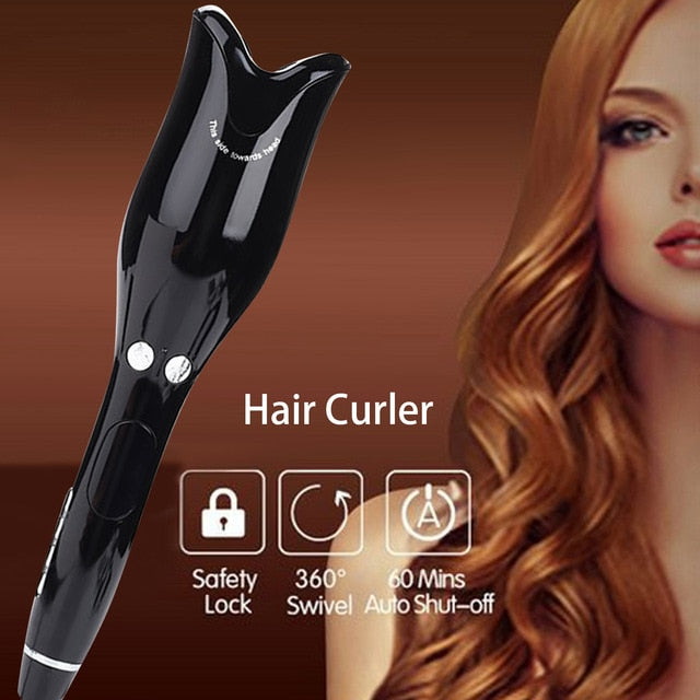 Automatic Hair Iron Curler Wand