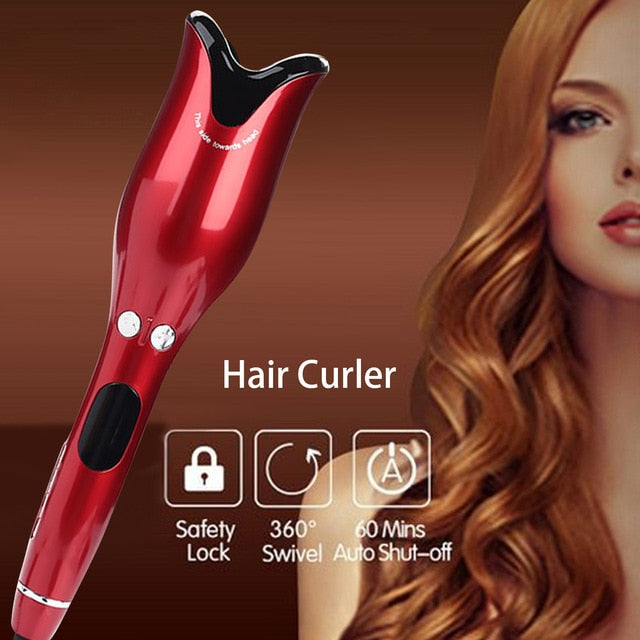 Automatic Hair Iron Curler Wand