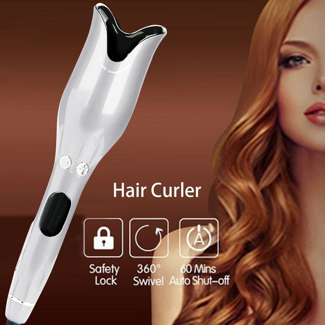 Automatic Hair Iron Curler Wand