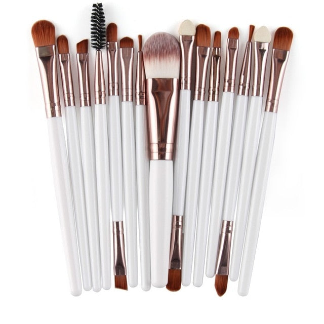 Professional makeup brushes set