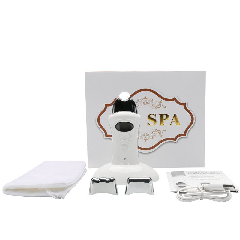 handheld galvanic spa nu electroporator skin tightening face lift microcurrent facial machine galvanic current device skin care