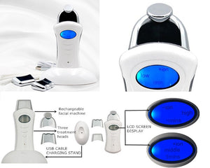 handheld galvanic spa nu electroporator skin tightening face lift microcurrent facial machine galvanic current device skin care
