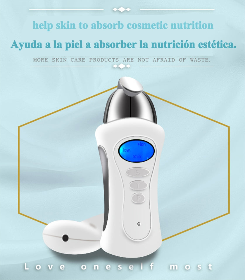 handheld galvanic spa nu electroporator skin tightening face lift microcurrent facial machine galvanic current device skin care